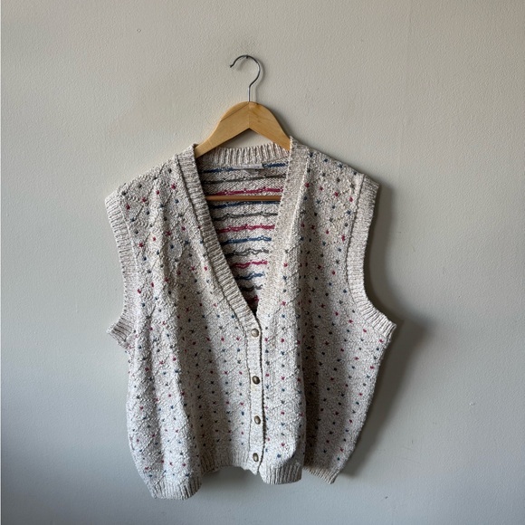 Northern Reflections Beige V-Neck Sweater Vest - Picture 6 of 9